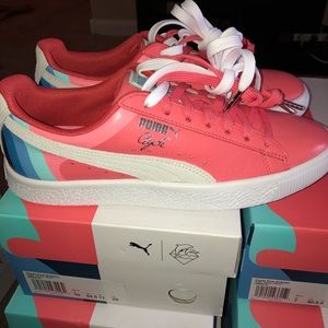 puma clyde pink dolphin